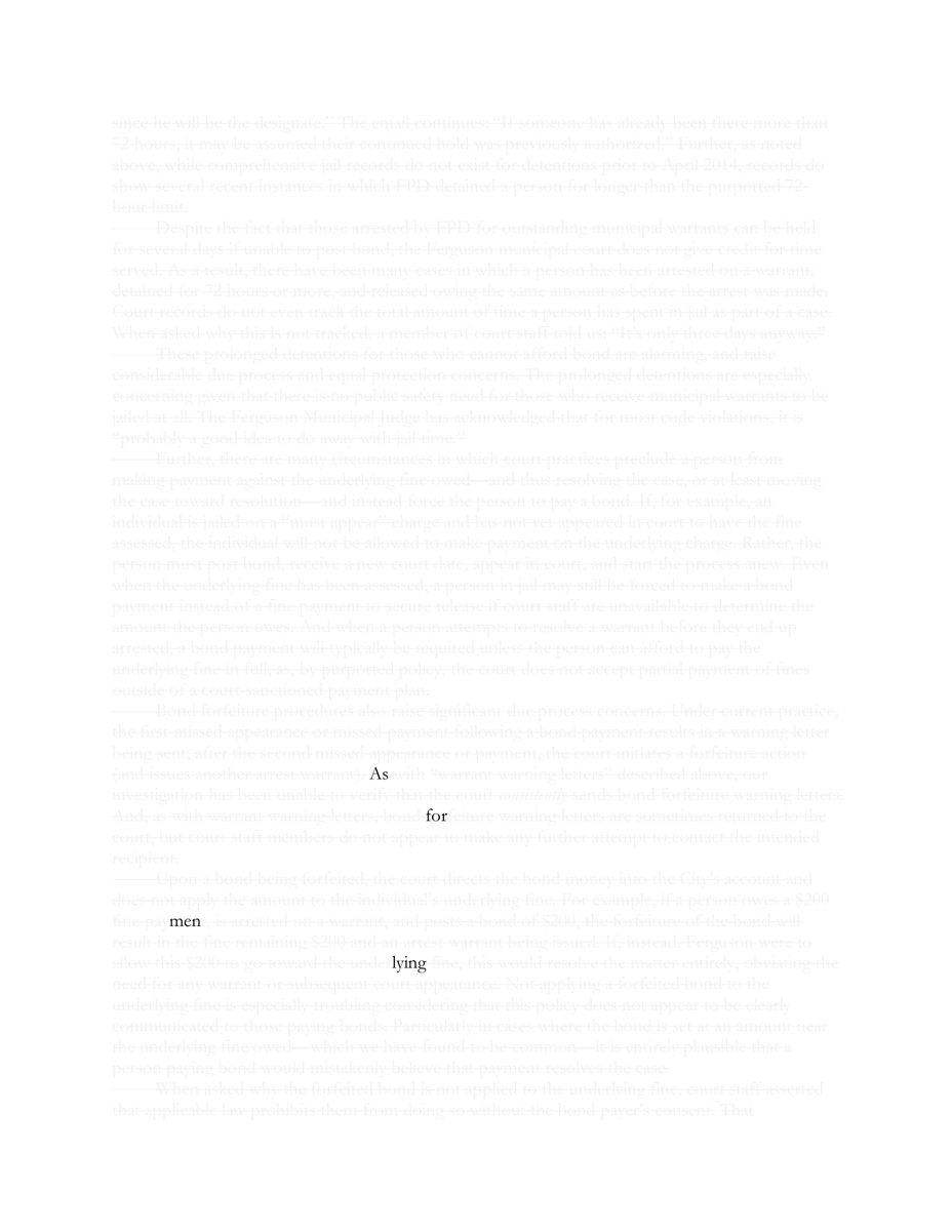 redacted Ferguson Report