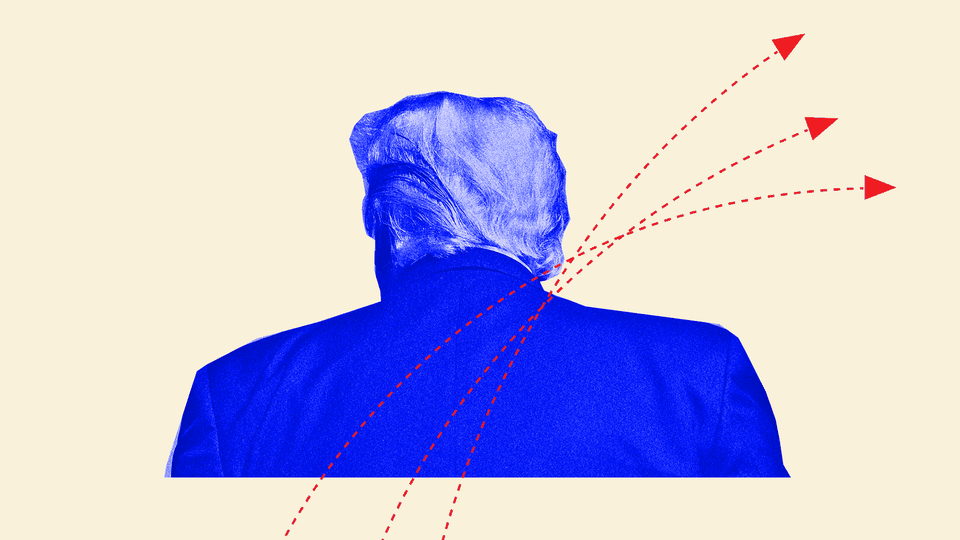 An illustration of Donald Trump