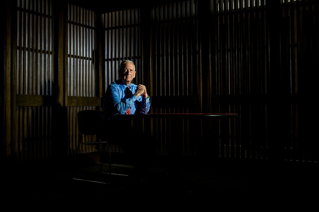 General James Mattis, photographed in his office at Stanford University, June 10, 2019