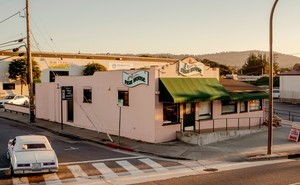 Scene of the outside of Fish House diner in Monterey, California