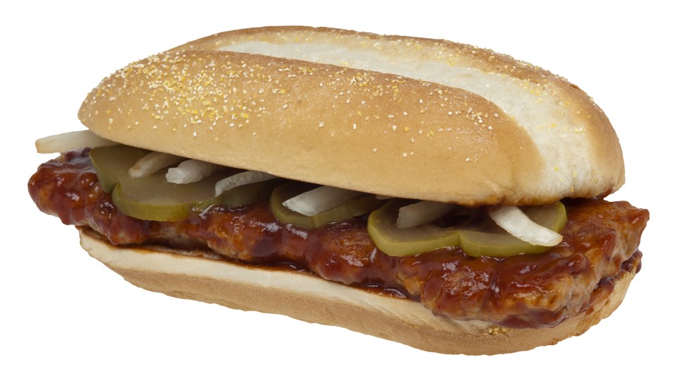 A McRib Sandwich