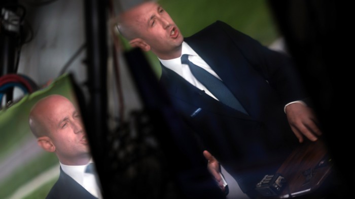 Stephen Miller on camera
