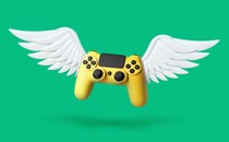 A video-game controller with wings