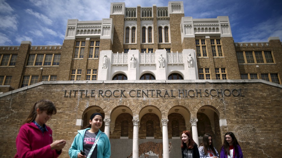 A photo of Little Rock Central High School