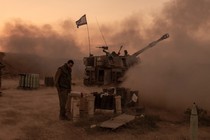 A photo of Israeli tanks