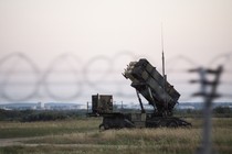 A Patriot missile battery near the Polish-Ukrainian border