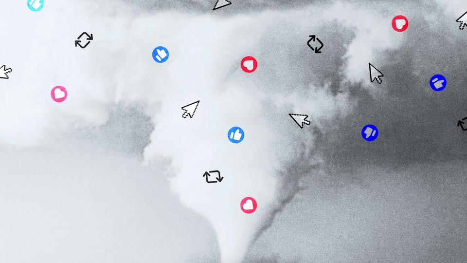 a tornado with clicks on it