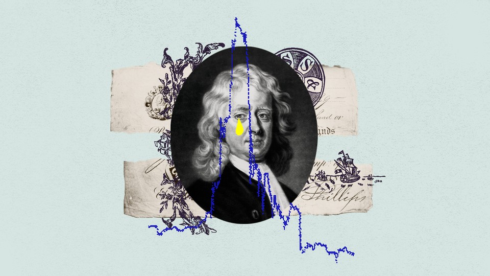 An illustration of Sir Issac Newton