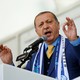 Turkish President Tayyip Erdogan delivers a speech on May 26, 2017.