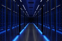 Server room in data center
