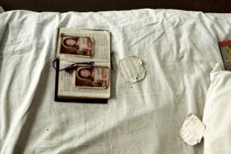 Photo of a bible on a bed