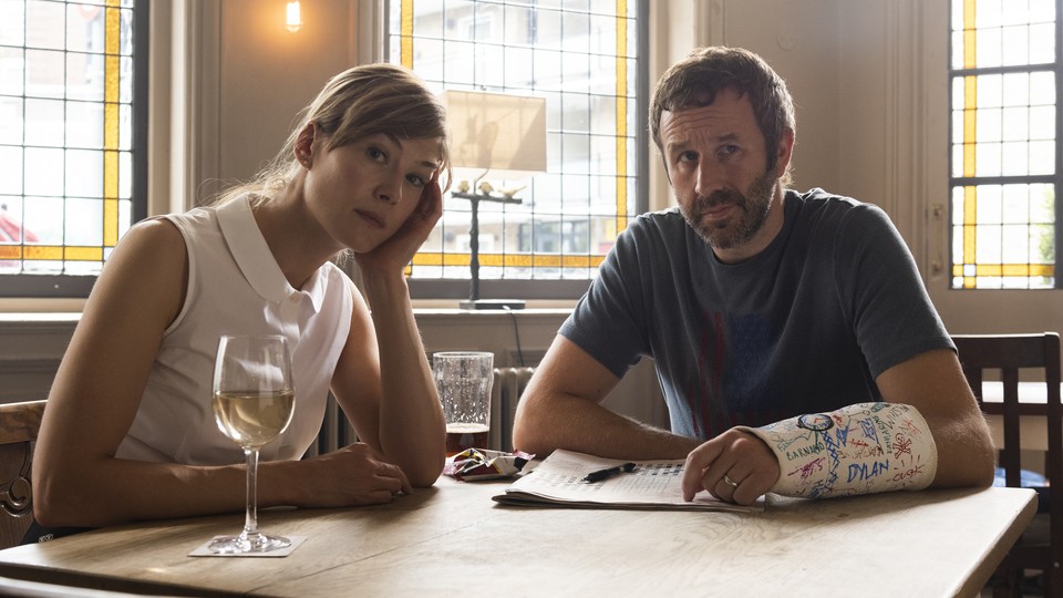 Rosamund Pike and Chris O'Dowd in SundanceTV's 'State of the Union'