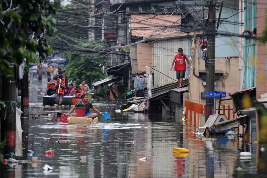 Monsoon Rain Floods Manila - The Atlantic