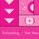 Illustrated collage of various social-app iconography