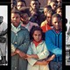 1965 color photo of young people protesting voting rights with black and white photo of voting line