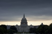 The Capitol Building with clouds