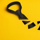 a chopped-up necktie