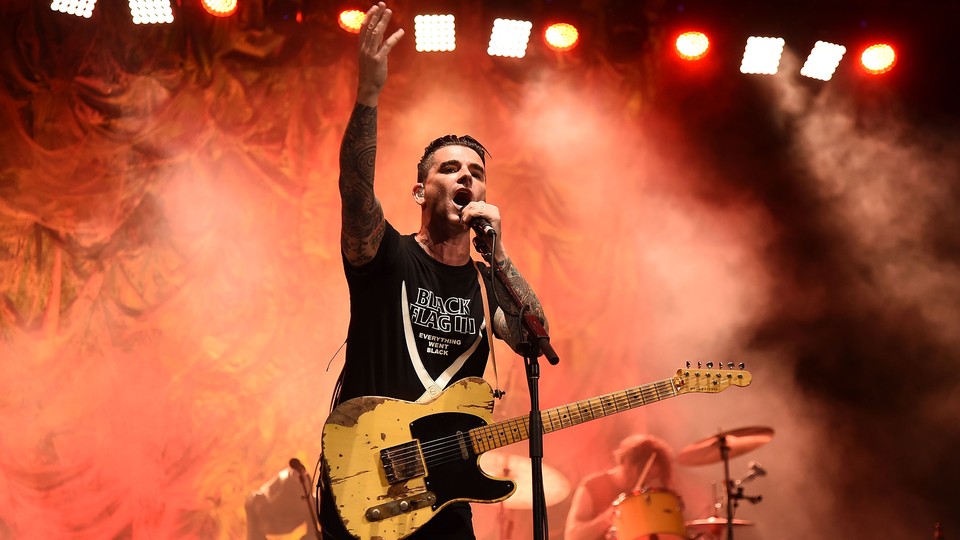 Dashboard Confessional's Chris Carrabba performs in New York City in August 2017