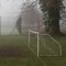 photograph of a soccer net