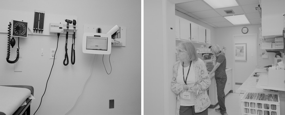 Diptych showing CrossOver Healthcare Ministry in Richmond, Virginia