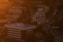 A photo of traffic in Los Angeles