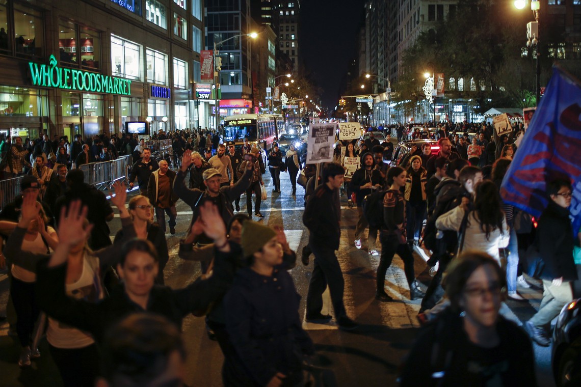 Scenes From a Ferguson Protest in New York City - The Atlantic