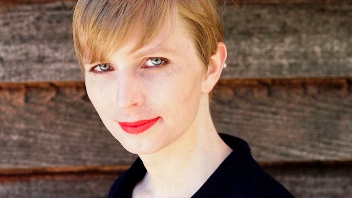 Chelsea Manning pictured after her release from prison on May 18, 2017.