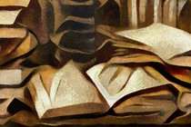 An illustration of books