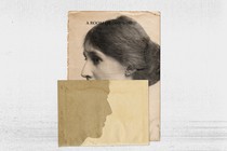 Images of Virginia Woolf on book pages with the words "A Room of One's Own"