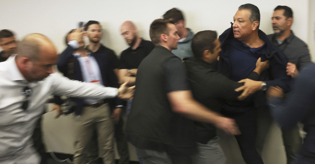 Handcuffing a U.S. Senator Is a Warning