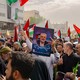 Iranians attend a funeral procession for the Hamas leader Ismail Haniyeh in Tehran on August 1.