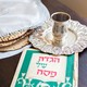 Passover seder setting