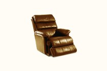 cutout image of a leather recliner chair