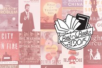 A best books logo over a collage of book covers