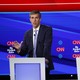 Beto O'Rourke speaks during the October 15 Democratic primary debate.