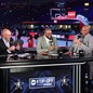 Shaquille O’Neal, Ernie Johnson, Kenny Smith, and Charles Barkley from TNT's "Inside the NBA"