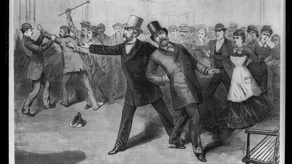 The assassination of James A. Garfield by Charles Guiteau