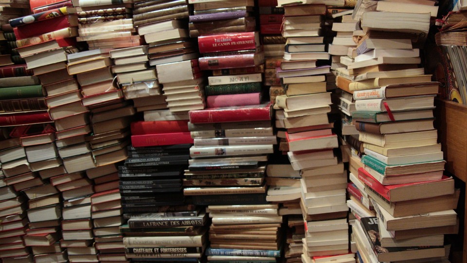 A pile of books