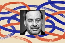 A black-and-white photo of David Frum, a staff writer at The Atlantic
