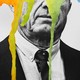 An image of RFK Jr. with colored streaks running down