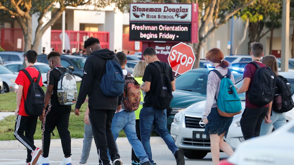 Parkland students return to school for the first time since mass shooting