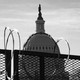 Barbed wire around the Capitol