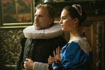 A still of Christoph Waltz and Alicia Vikander in the film 'Tulip Fever'