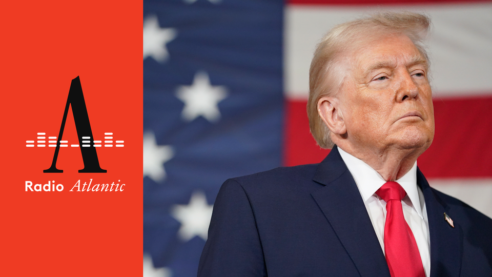 President Donald Trump standing in front of the US Flag
