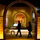 People walk through an exhibit at the Museum of the Bible in Washington, D.C.