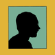 an illustration of author Nick Drnaso's silhouette