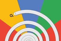 spiraling google search bar