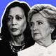 Kamala Harris and Hillary Clinton