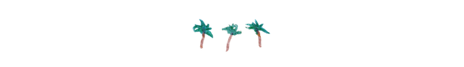section break illustration with 3 palm trees