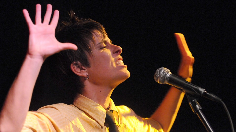 Andrea Gibson performing